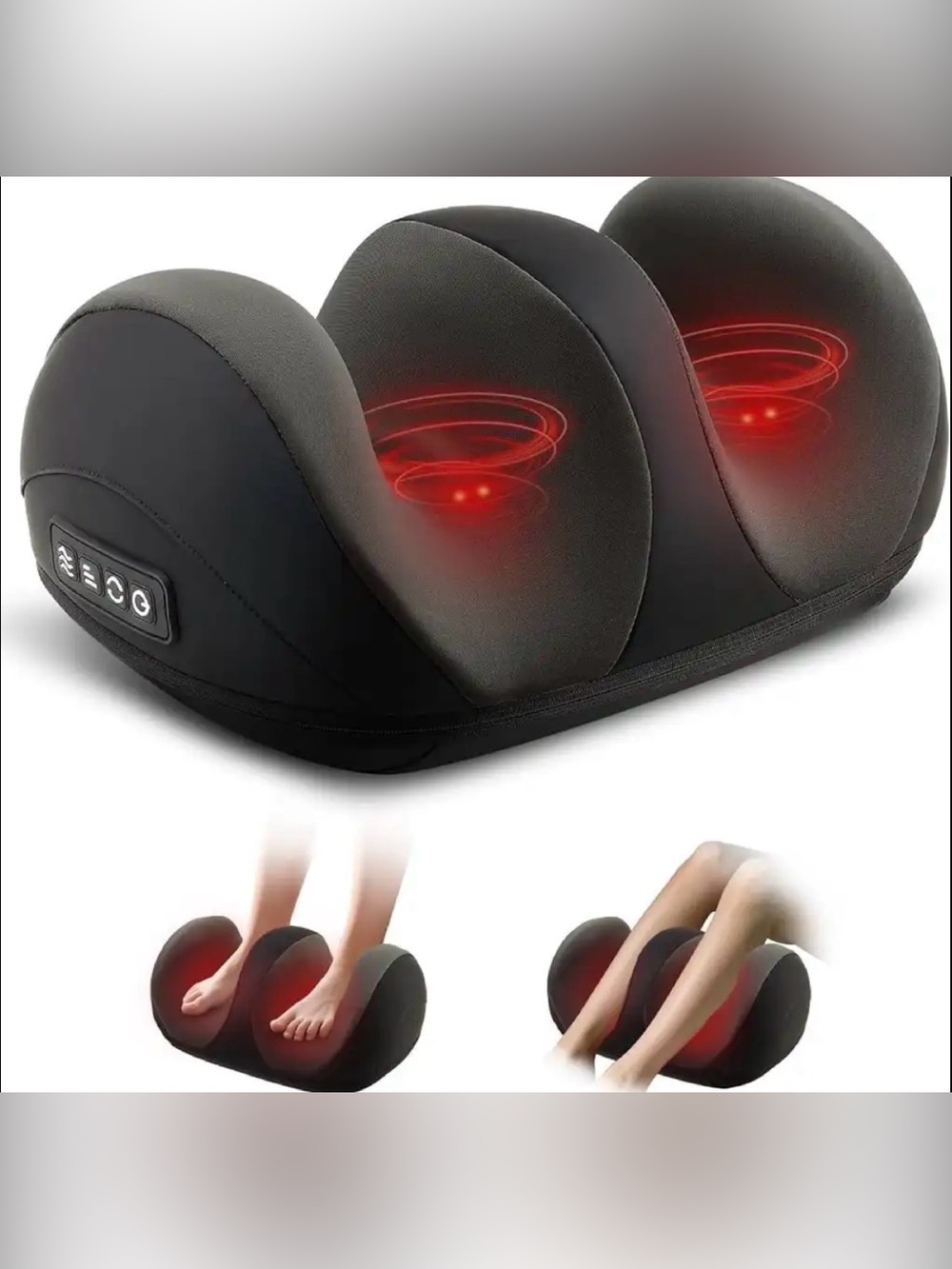 4-in-1 Foot & Leg Massager with 3 Intensities
